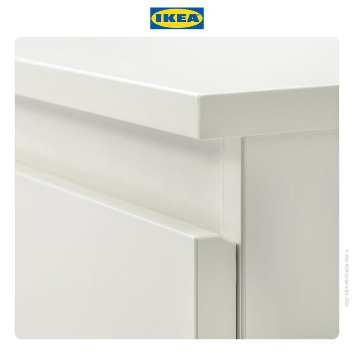IKEA KULLEN Lemari 2 Laci Putih Minimalis 35x49 cm Furniture