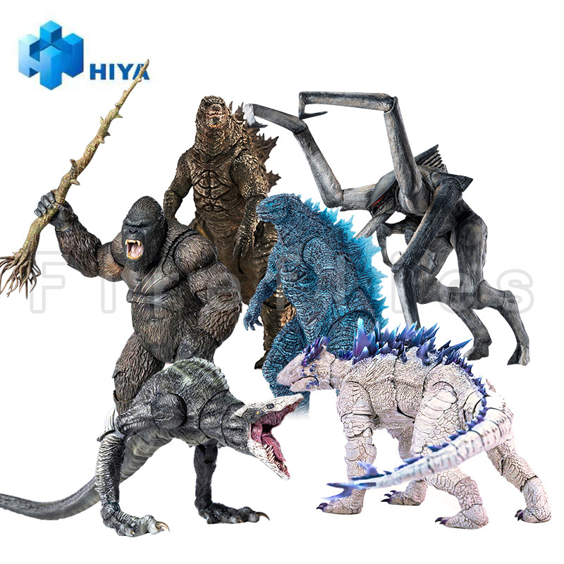18Cm Hiya Exquisite Basic Godzilla X Kong The New Empire Godzilla Skull Crawler Godzilla 2014 Anime