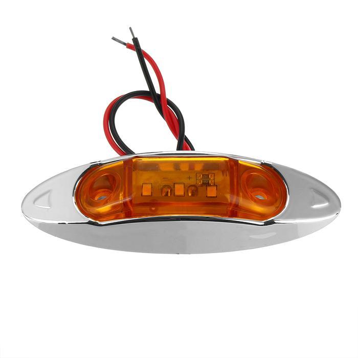 6 PCS PUTIH 3LED 24 V SIDE MARKER LAMPU INDIKATOR IZIN LAMPU TRUK