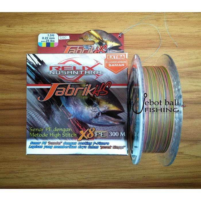 Senar Pe Jabrik Hs 1.5 300M - Tali Pancing Relix Nusantara