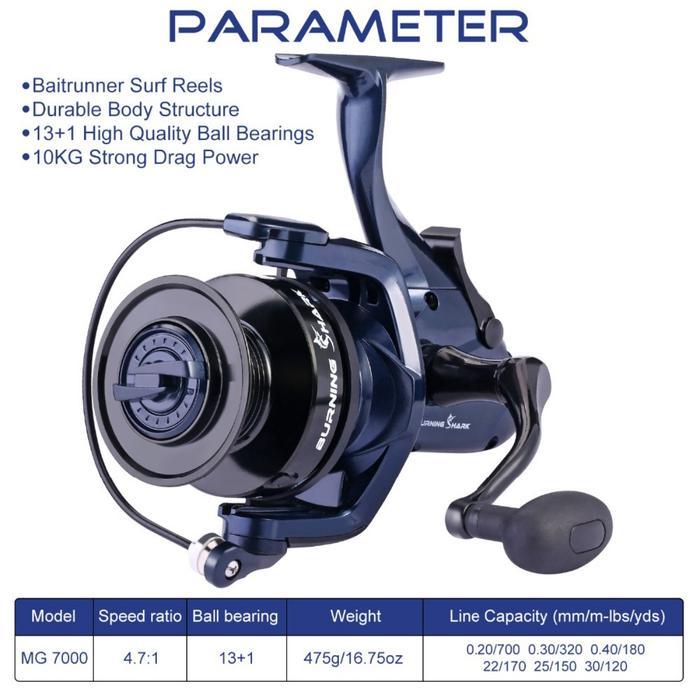 Sougayilang Reel Pancing 7000-12000 Spinning Reel 13+1Bb Casting Sea Fishing Reel Feeder Carp Reels