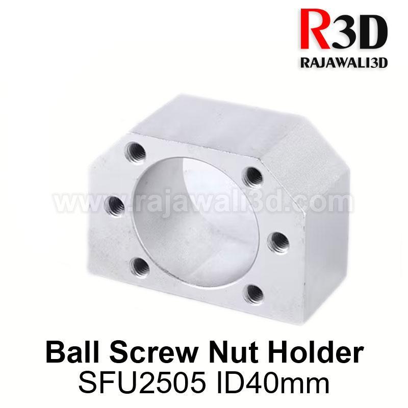 Nut Holder Housing Ball Screw SFU 2505 40mm 6 Hole