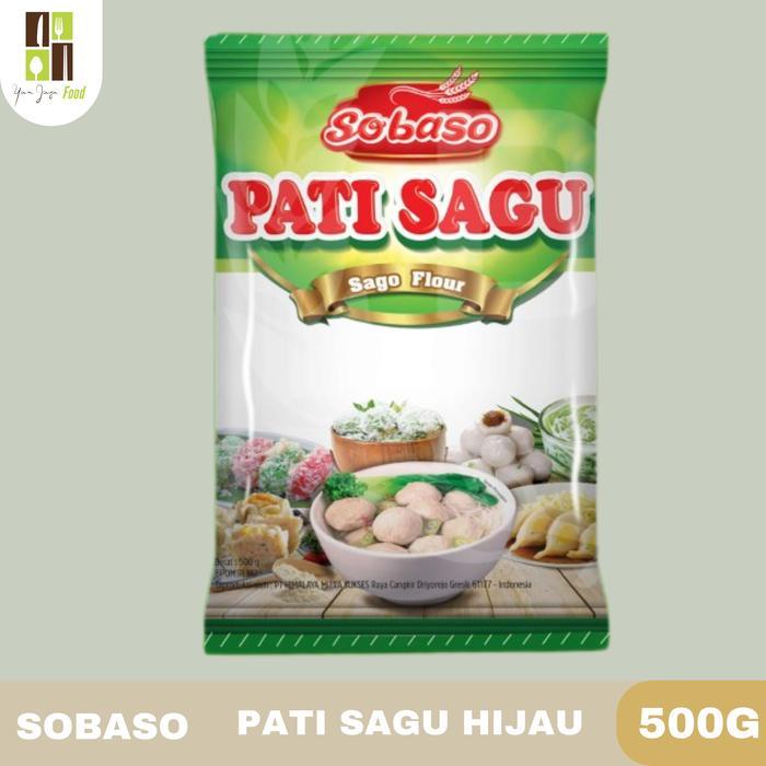 MNTB SOBASO PATI SAGU 500G -1 PCS / SAGO FLOUR / PATI SAGU HIJAU [UNTUK BASO ] / PATI SAGU MERAH