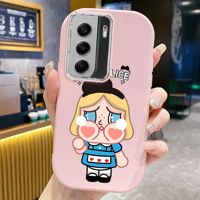 Casing Hp Untuk Tecno Camon 40 Case Casing Boneka wanita kartun pola Kesing HP Cesing bulat gemuk Ka