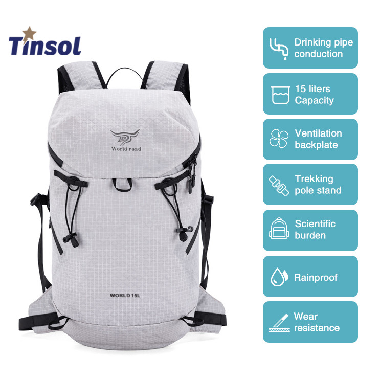 TINSOL 1PCS Hiking Backpack, Waterproof and Wear-resistant Lightweight Backpack Packable, Outdoor