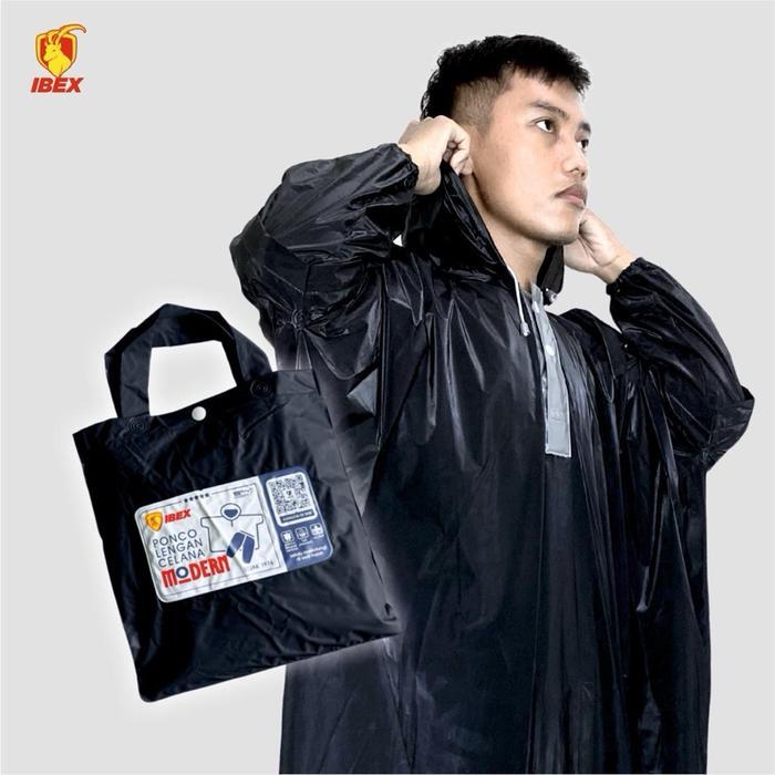 Ibex Jas Hujan Plc Moderen 1 Setel Jas Hujan Dewasa (Hanya 1 Setel Saja) Random Pasti Ori