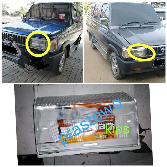 Mika Kaca Lampu Depan Headlamp Kijang Super Grand Extra Rover