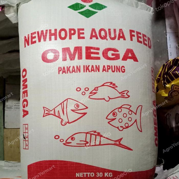 PAKAN IKAN APUNG OMEGA -4 NEWHOPE AQUA FEED INDONESIA PAKET 10 KG