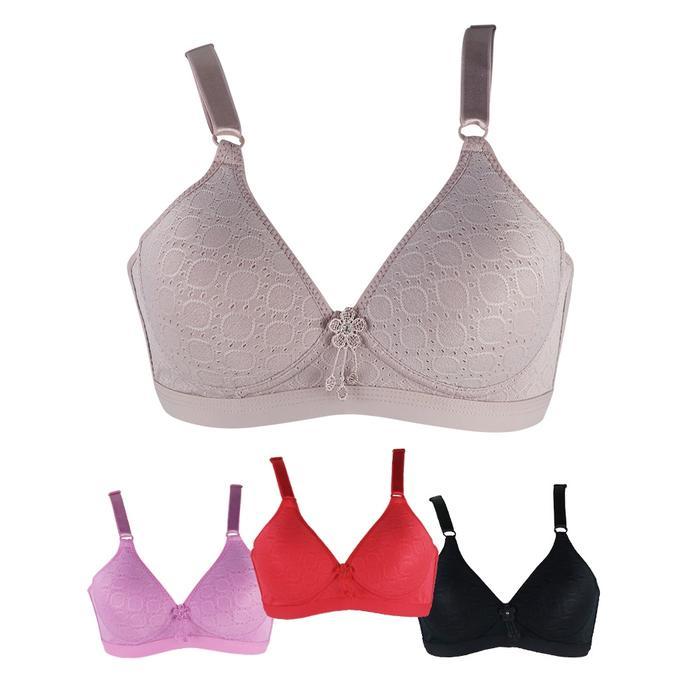 ASLI Scelta - D Bra Non Wire Busa Tipis Tanpa Kawat Bh Sc 1805 Ready stok