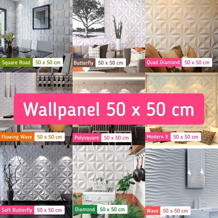 3D Wall Panel High Quality Bahan Solid Pvc Pasti Diskon