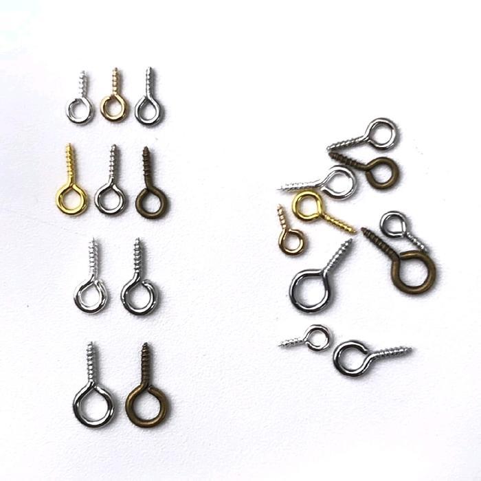 1PAK (100PCS) - PAKU ULIR /PAKU KAIT/SKRUP CLAY RESIN/PAKU SEKRUP CLAY