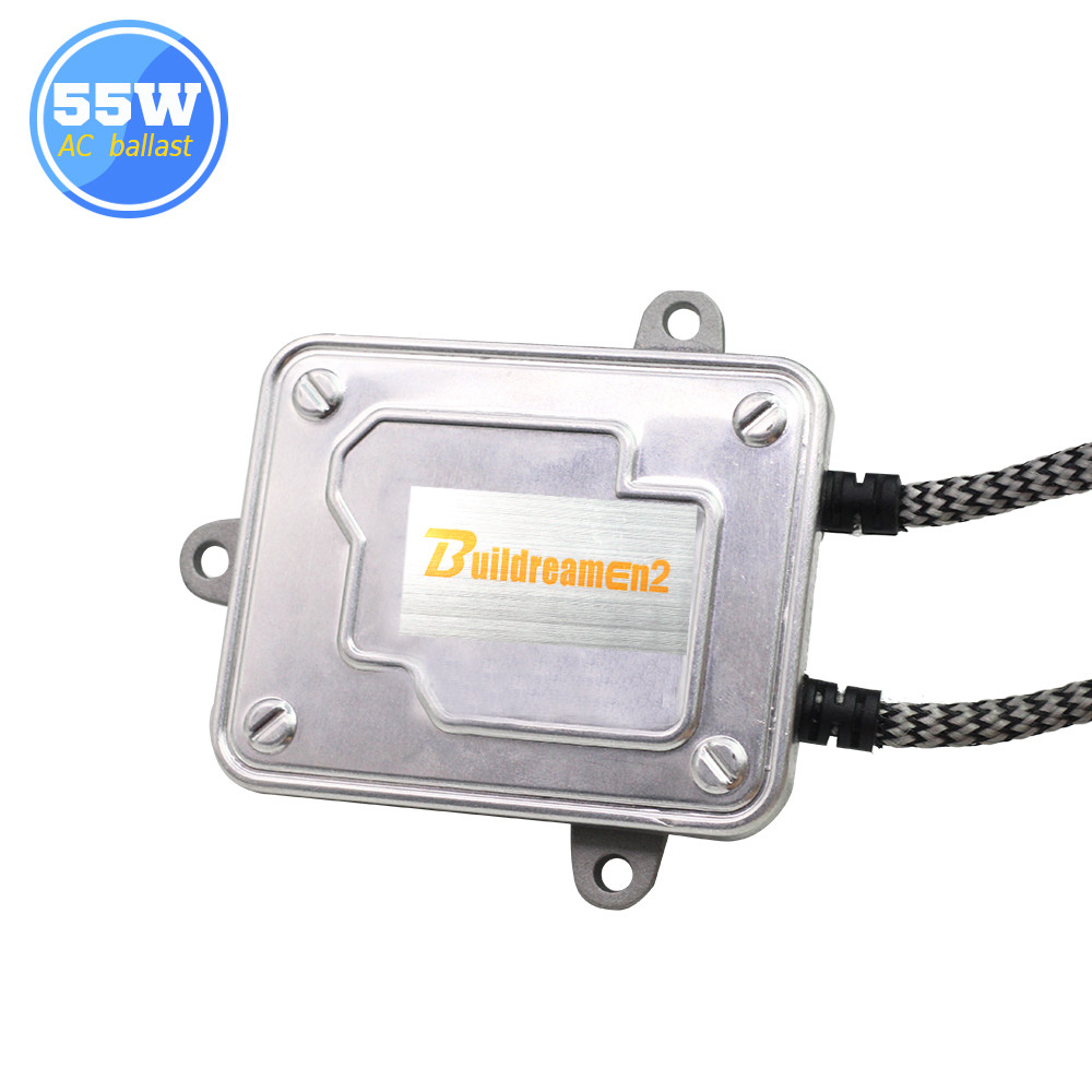 Buildreamen2 55W AC HID Xenon Ballast 12V Digital Ballast Block Ignition Replacement Car All Xenon