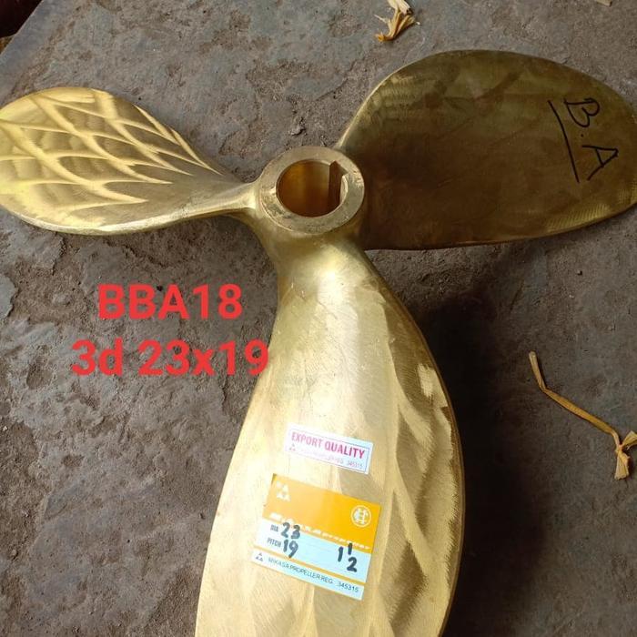 Kipas Kapal MIKASA / Propeller 3d 23x19