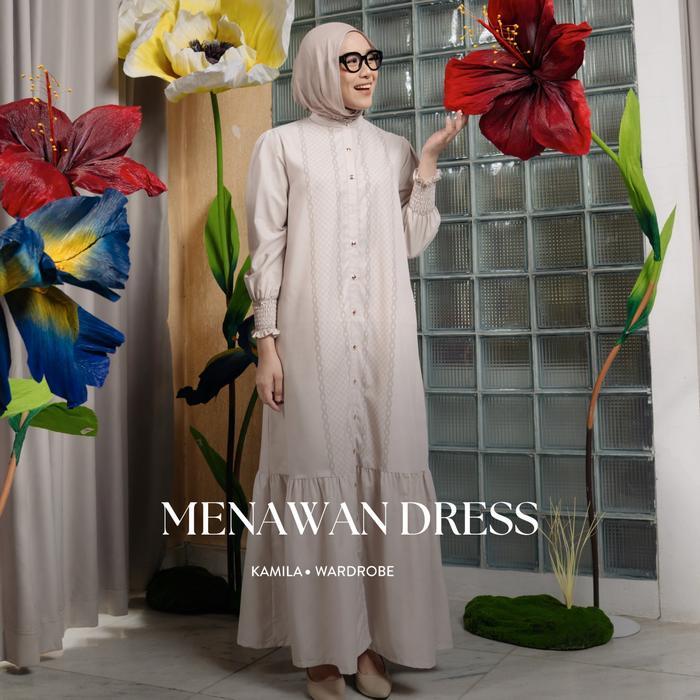 Kamila - MENAWAN DRESS DEWASA Series Menawan Kamila Wardrobe Baju Lebaran Dress Wanita