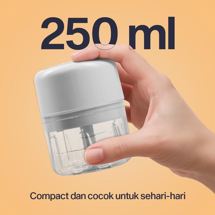 Food Chopper Sqrs / Copper / Coper Manual / Mini Blender Penggiling Bumbu Electric