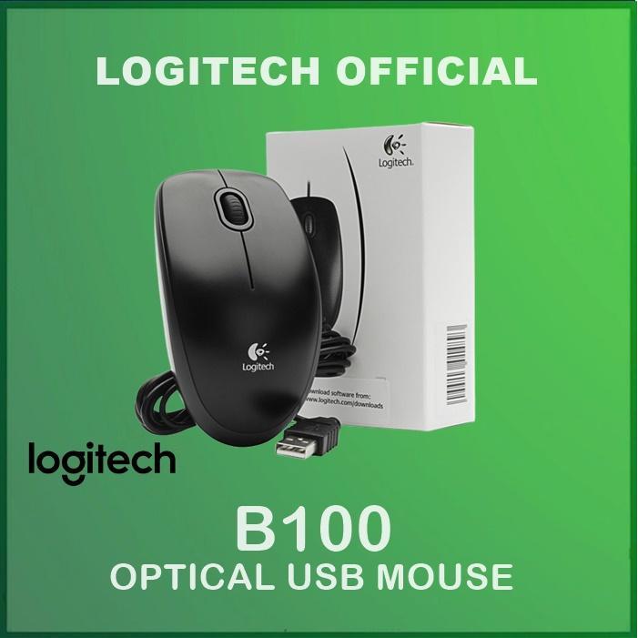 Mouse Logitech Optical B100 / Mouse Kabel Logitech B 100
