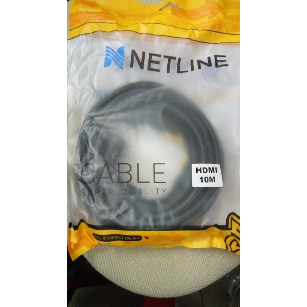 Kabel Hdmi To Hdmi Netline 10 Meter High Quality
