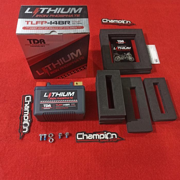 Ready Aki TDR Lithium Iron TLFP-14BR MT09 MT-09 MT07 MT-07 R6 GSX-R1000