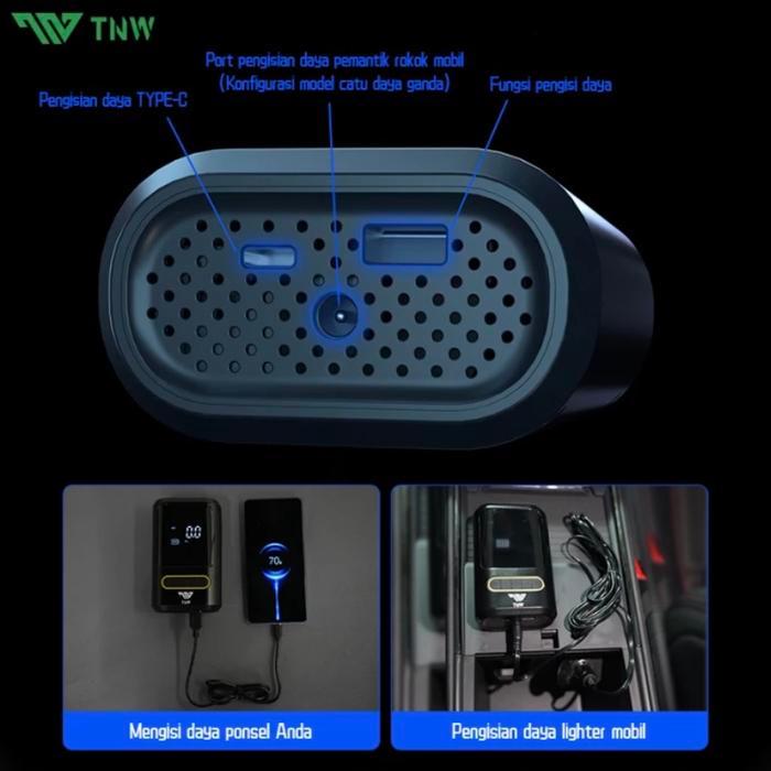TNW POMPA ANGIN PORTABLE CHARGING UNK BAN MOBIL,MOTOR,SEPEDA LISTRIK