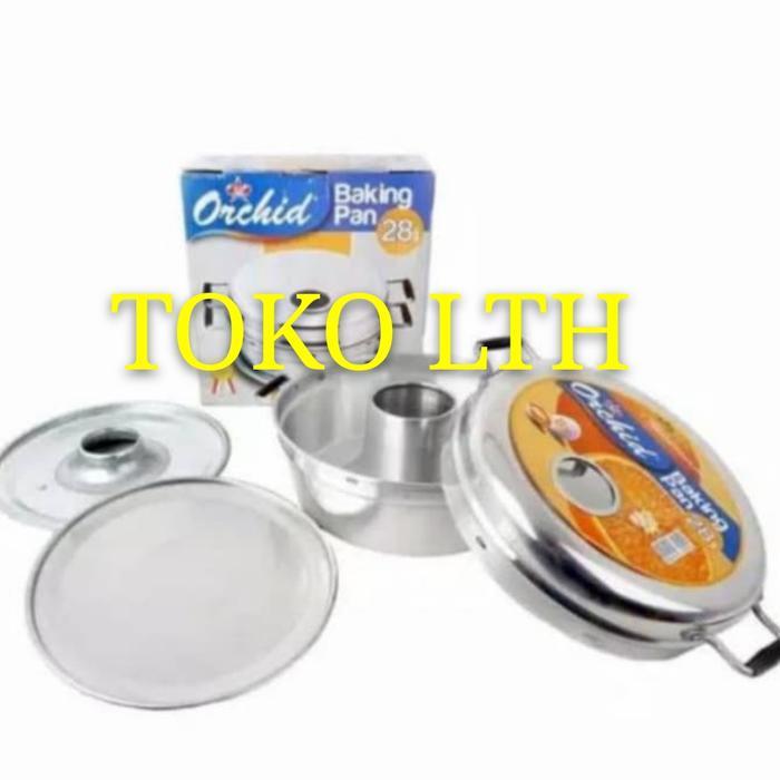 Baking Pan / Panci Pemanggang Kue 28 Cm Orchid