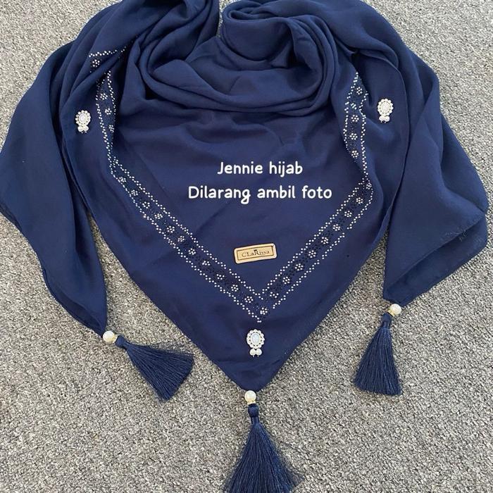 JILBAB SEGIEMPAT MANIK PAYET TASSEL TERBARU Bisnis