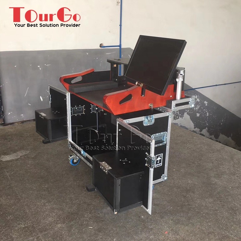 TourGo Customized DJ Mixer Console Flip Flight Case for Allen Heath SQ7
