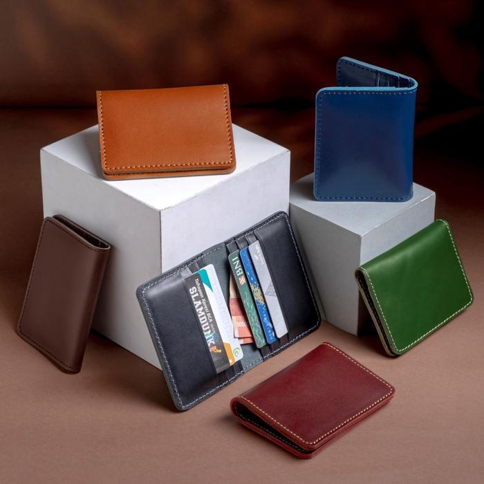Eiger Wallet - Dompet Kartu Kulit Asli 8 Slot Kartu - Card Wallet Model Lipat