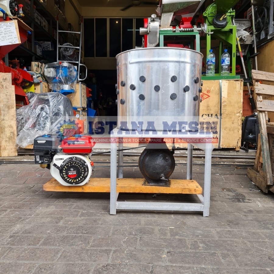 MESIN PENCABUT PEMBERSIH BULU BUBUT AYAM TONG AYAM COMPLETE MESIN