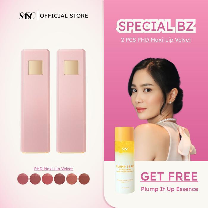 [MARIMAR SAY YES] SASC P.H.D Maxi-Lip Velvet 2 pcs FREE Essence
