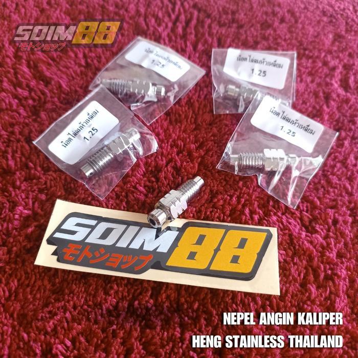 Stok Baru Nepel Angin Kaliper Stainless Original Heng Thailand