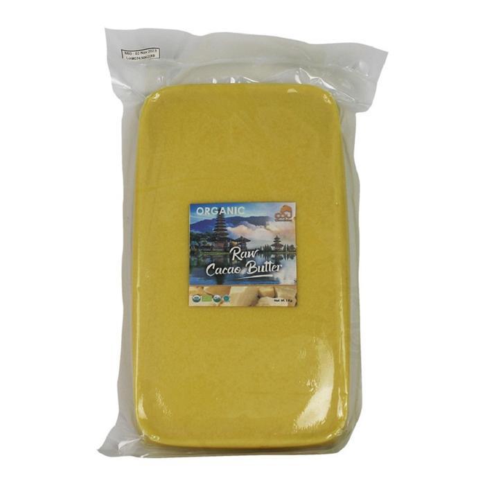 RAW ORGANIC CACAO COCOA BUTTER 500 GR CAU CHOCOLATES