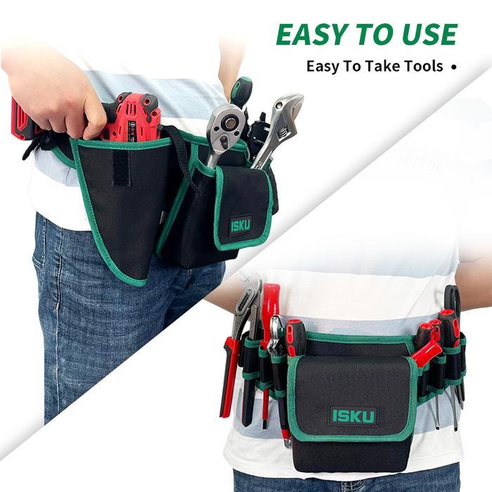 ISKU Tool Bag Pinggang Tas Perkakas Pinggang Waist Toolbag Tool Belt