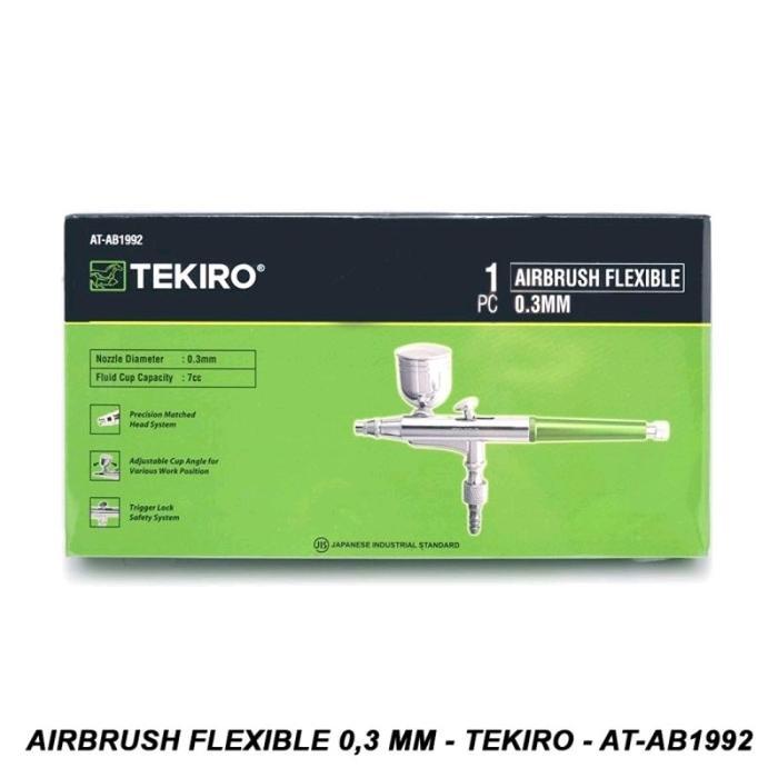 AIR BRUSH TEKIRO AIRBRUSH FLEXIBLE KIT PAINT SPRAY CAT LUKIS SPET AIR PEN BRUSH 0.3 MM AT-AB1992