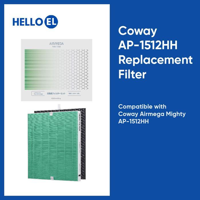 Coway Airmega Ap-1512Hh Replacement Filter Set Airmega Mighty