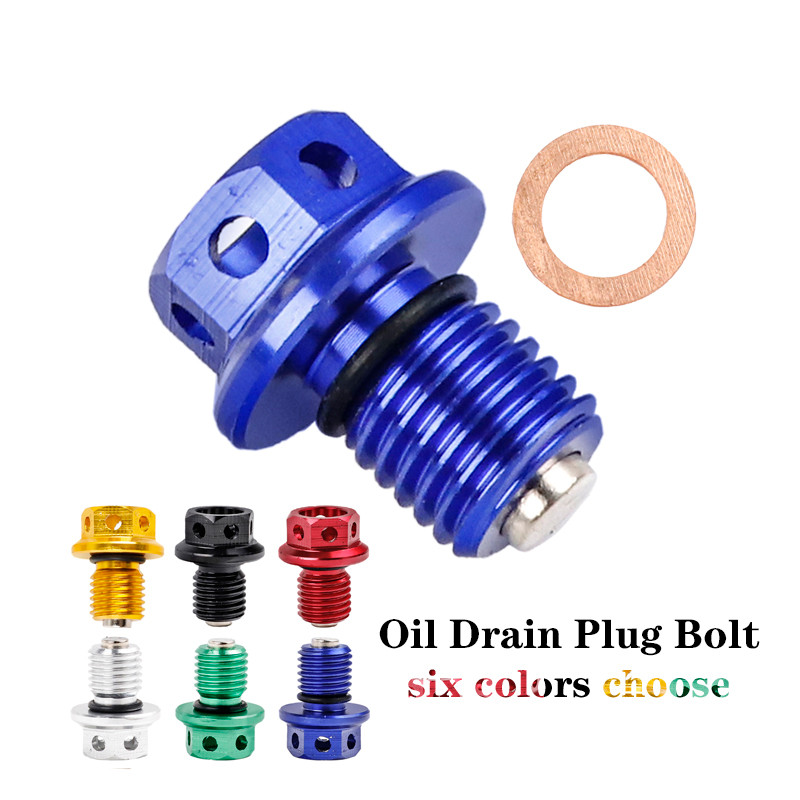 Drain Plug Bolt Screw For Honda CRF XR Z 50 CR 80 125 250 480 500 125R 250R XR 100 250 350 500 650L 