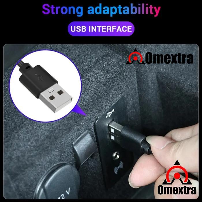 PULSE LED LAMPU KOLONG MOBIL OMEXTRA USB LED AMBIENT LIGHT ATMOSPHERE