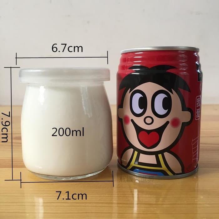 "New" BOTOL KACA PUDING 200ML BOTOL SUSU BOTOL YOGURT