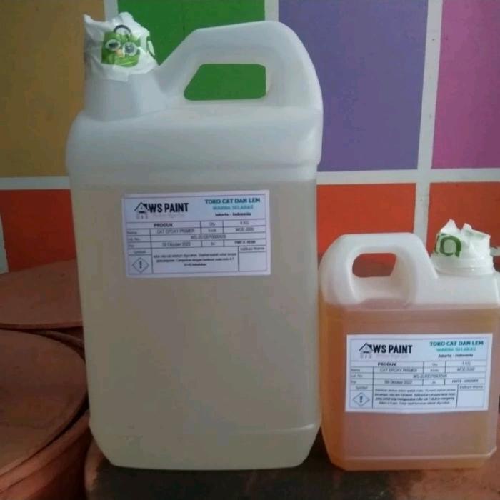 cat epoxy primer epoxy lantai untuk membuat lapisan dasar atau basecoat pada lantai beton tahan