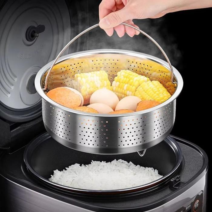 Tatakan Kukusan Nasi Stainless Steel Tebal/Keranjang Kukusan/Keranjang Kukus Stainless Steel/Untuk