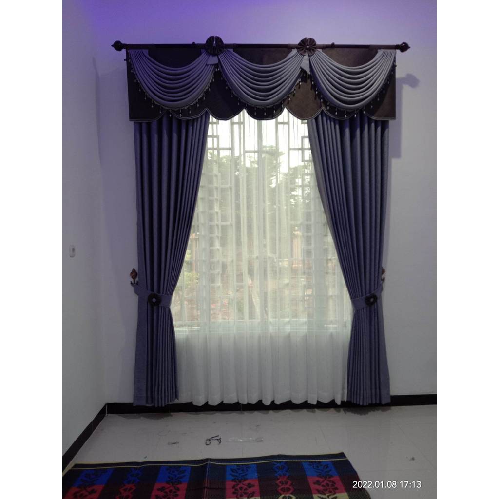 GORDEN PONI ATAS PINTU GORDEN SATU SET GORDEN MINIMALIS GORDEN BLACKOUT IMPORT GORDEN POLOS HORDENG 