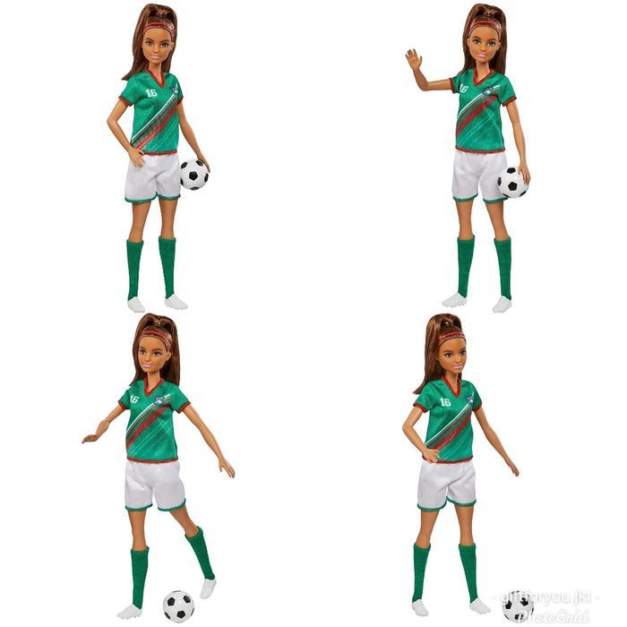 Barbie Boneka Anak 1 Pcs Original Mattel Profesi Petinju Sepak Bola Tinggi 30cm & Barbie Club