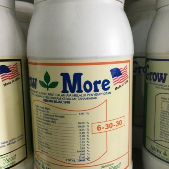 Stok Baru PUPUK KHUSUS BERBUAH DAN BERBUNGA, GROWMORE 6 30 30, ASLI ORIGINAL P