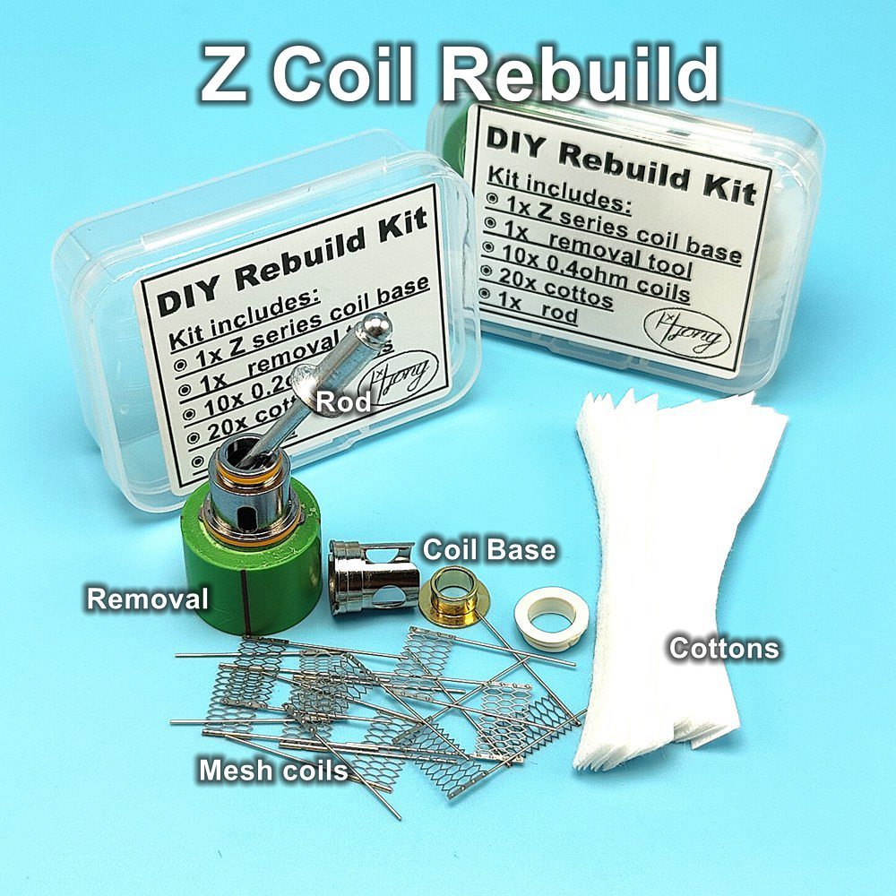 Hong Z Series DIY Rebuild Mesh Coil Tool Kit Z Sub Ohm Z1 0.4ohm Z2 0.2ohm DIY Coils Head Hand-Held 