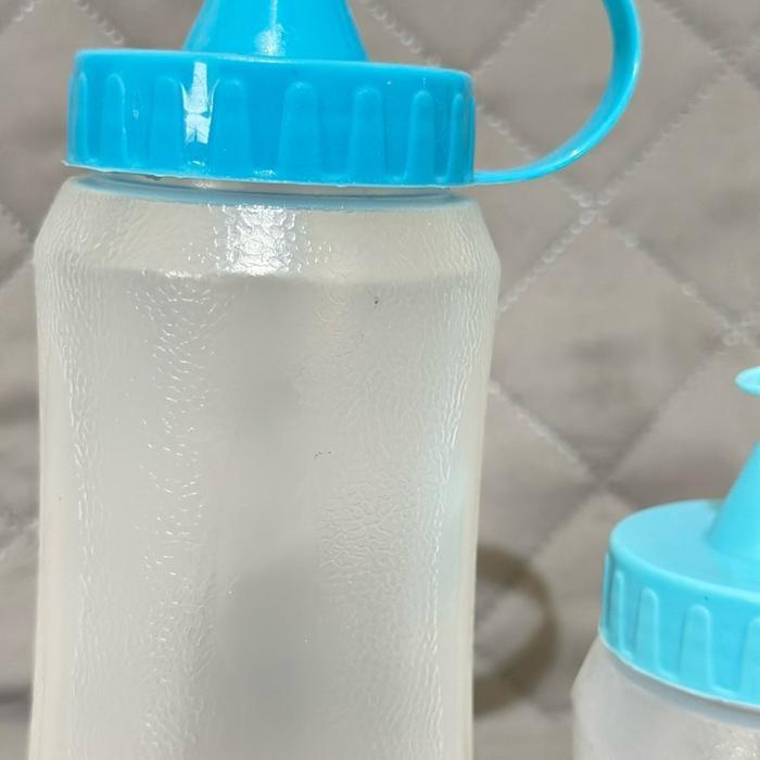 (1 pcs) Botol Kecap Plastik Botol Saos Mayonaise Murah Wadah Saus Kitchenware