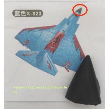MAINAN RC PESAWAT X320 SEA LAND SILICONE HEAD FOAM SPAREPART