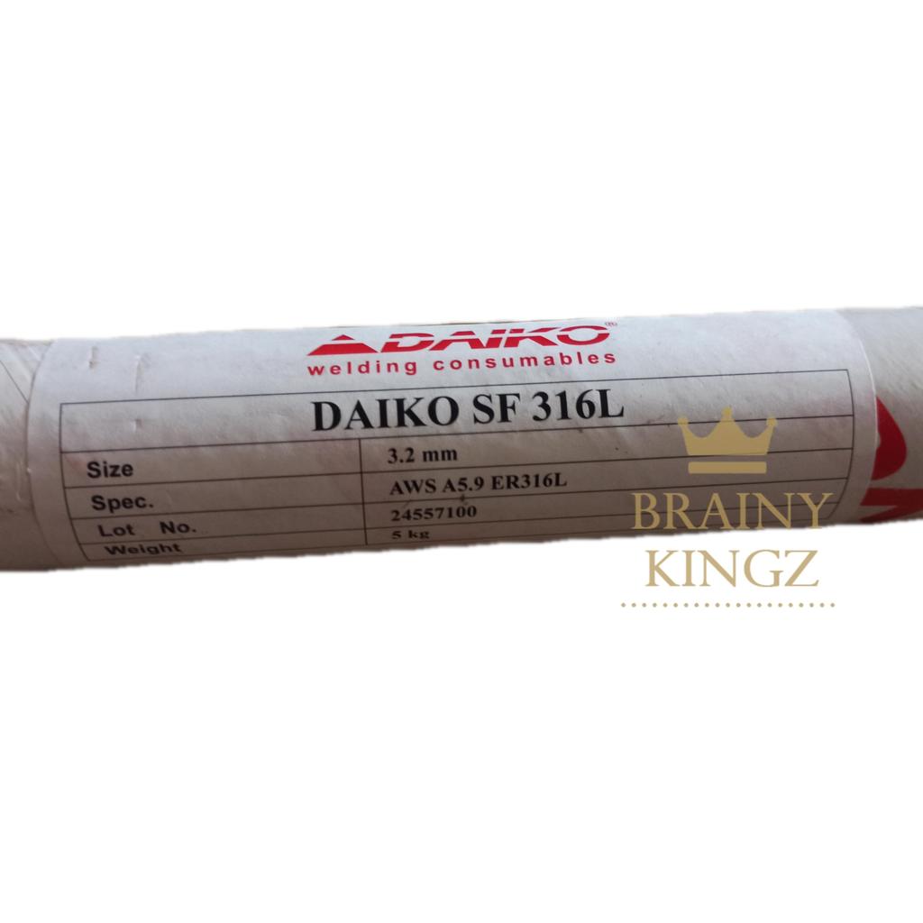 Kawat las Daiko SF 316L ER 316L uk 3.2 mm