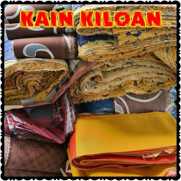 Kain Kiloan MURAH / Kain Perca / Kain Motif Kiloan / Kain Potongan