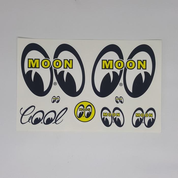 MOONEYES 8 PATTERN STICKER SHEET [DM001A]
