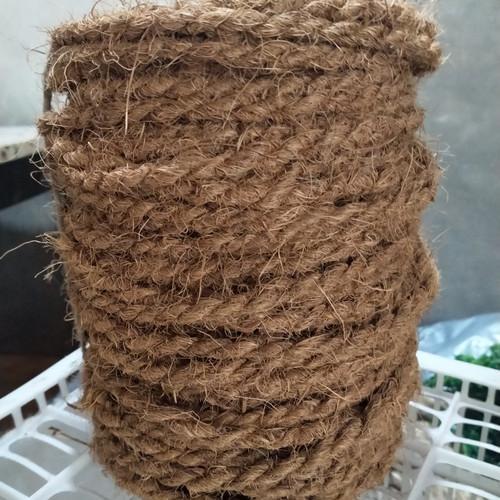 DISKON 100 meter tambang sabut kelapa 5mm/ tali tambang cocofiber/ tambang sabut kelapa/ tali sabut
