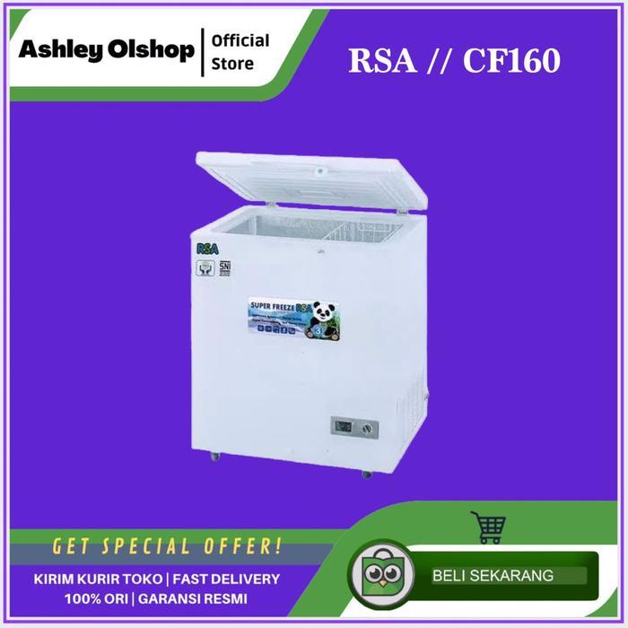 Chest Freezer Box Pendingin RSA CF160 144 L Freezer RSA CF 160 144L